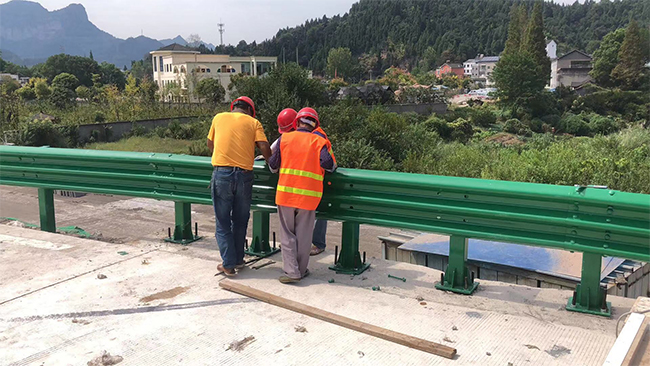 文山高速公路护栏板的维护确保道路安全的关键环节